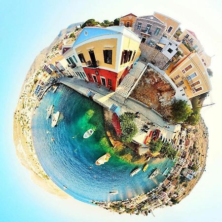 Moschos Mansion Villa Sými Buitenkant foto