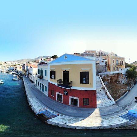 Moschos Mansion Villa Sými Buitenkant foto