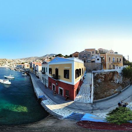 Moschos Mansion Villa Sými Buitenkant foto