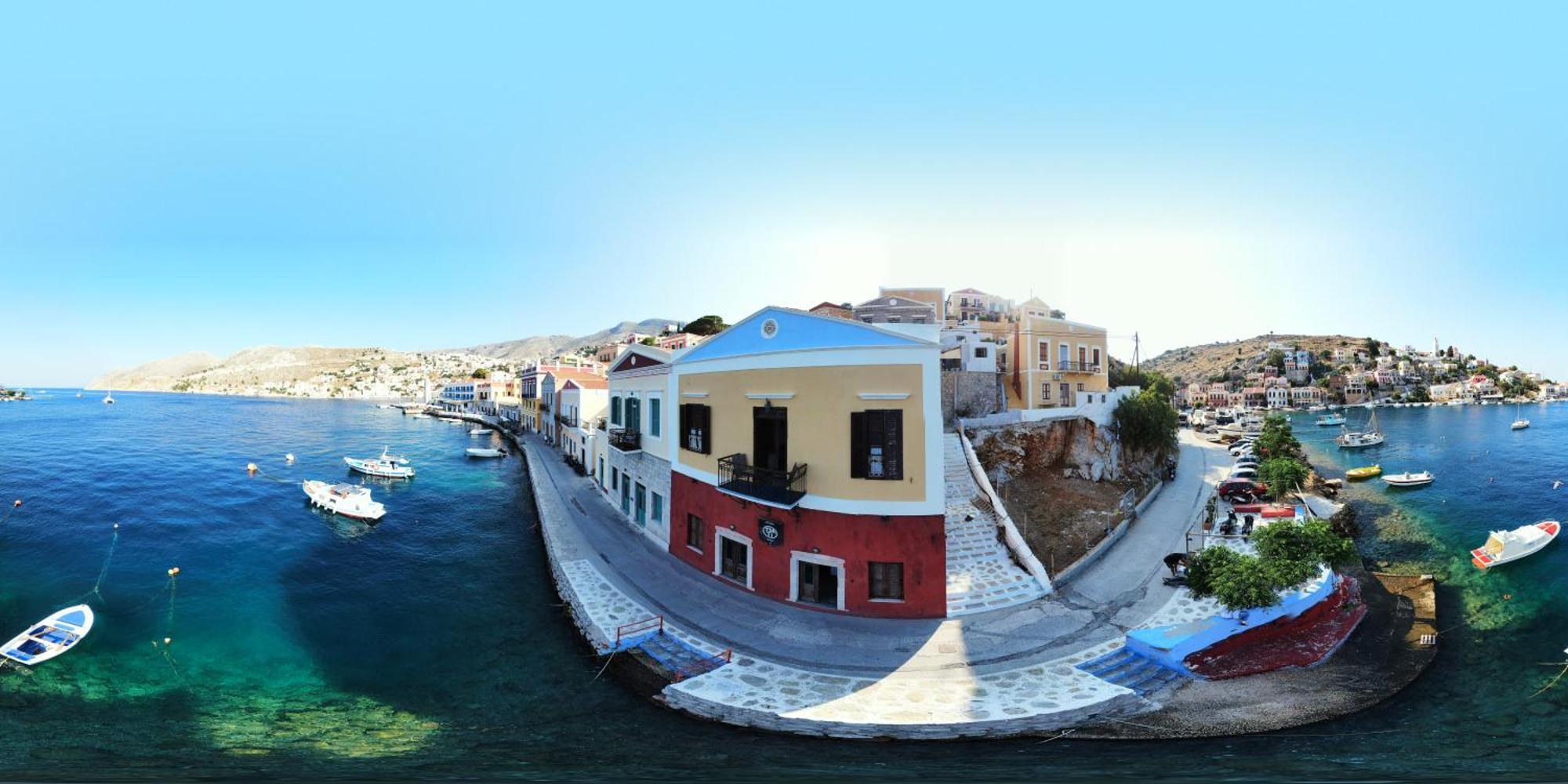 Moschos Mansion Villa Sými Buitenkant foto