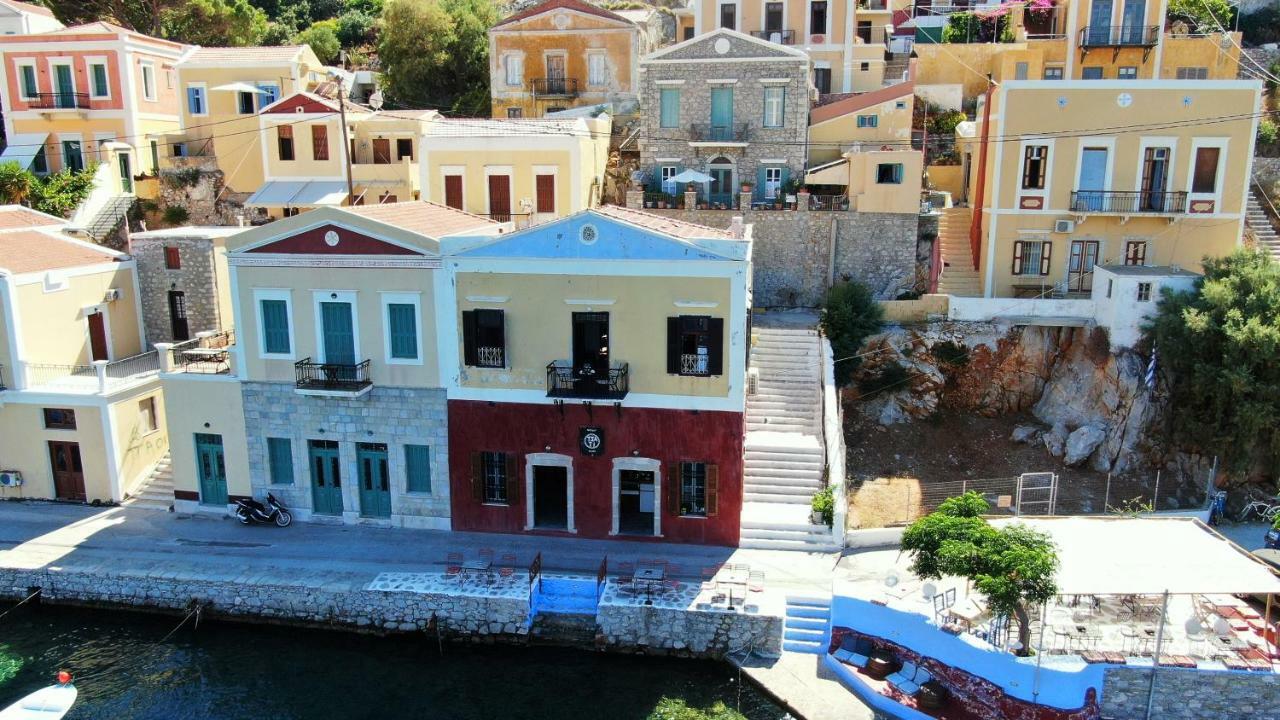 Moschos Mansion Villa Sými Buitenkant foto