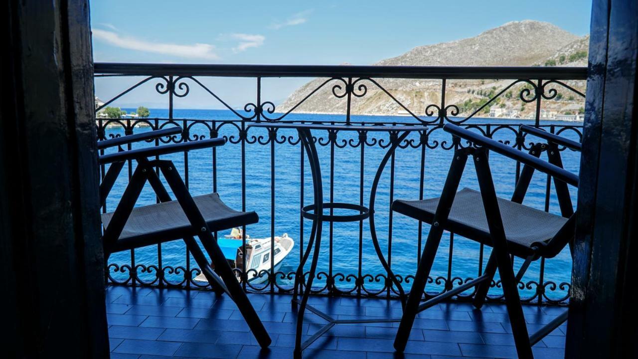 Moschos Mansion Villa Sými Buitenkant foto