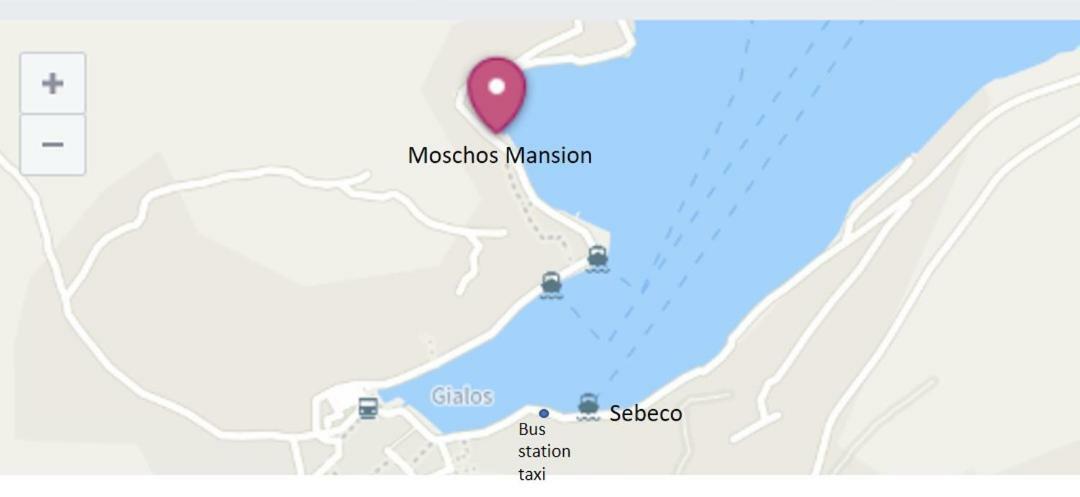 Moschos Mansion Villa Sými Buitenkant foto